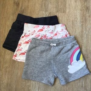 2T soft shorts bundle - toddler girls